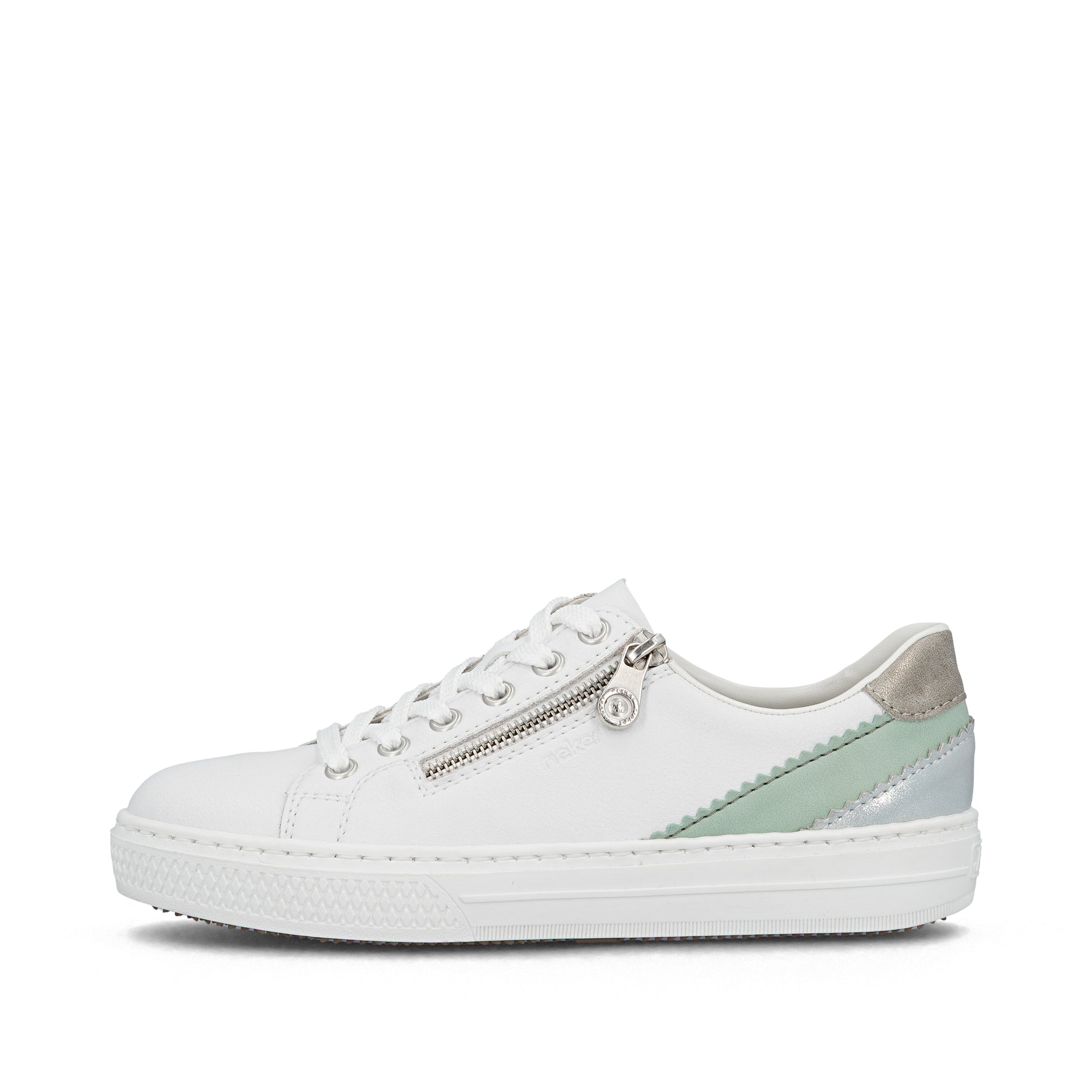 White Zip Shoes for Women | Rieker L5900-80