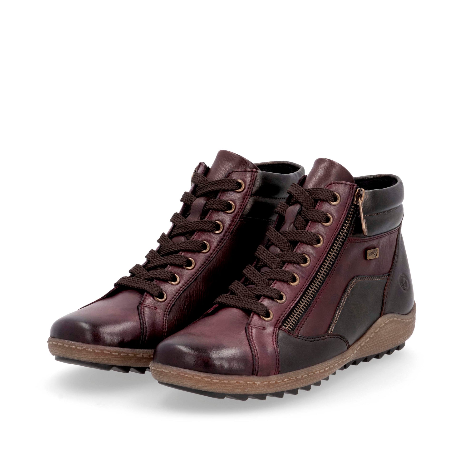 Red Zip Boots for Women | Remonte R1458-35