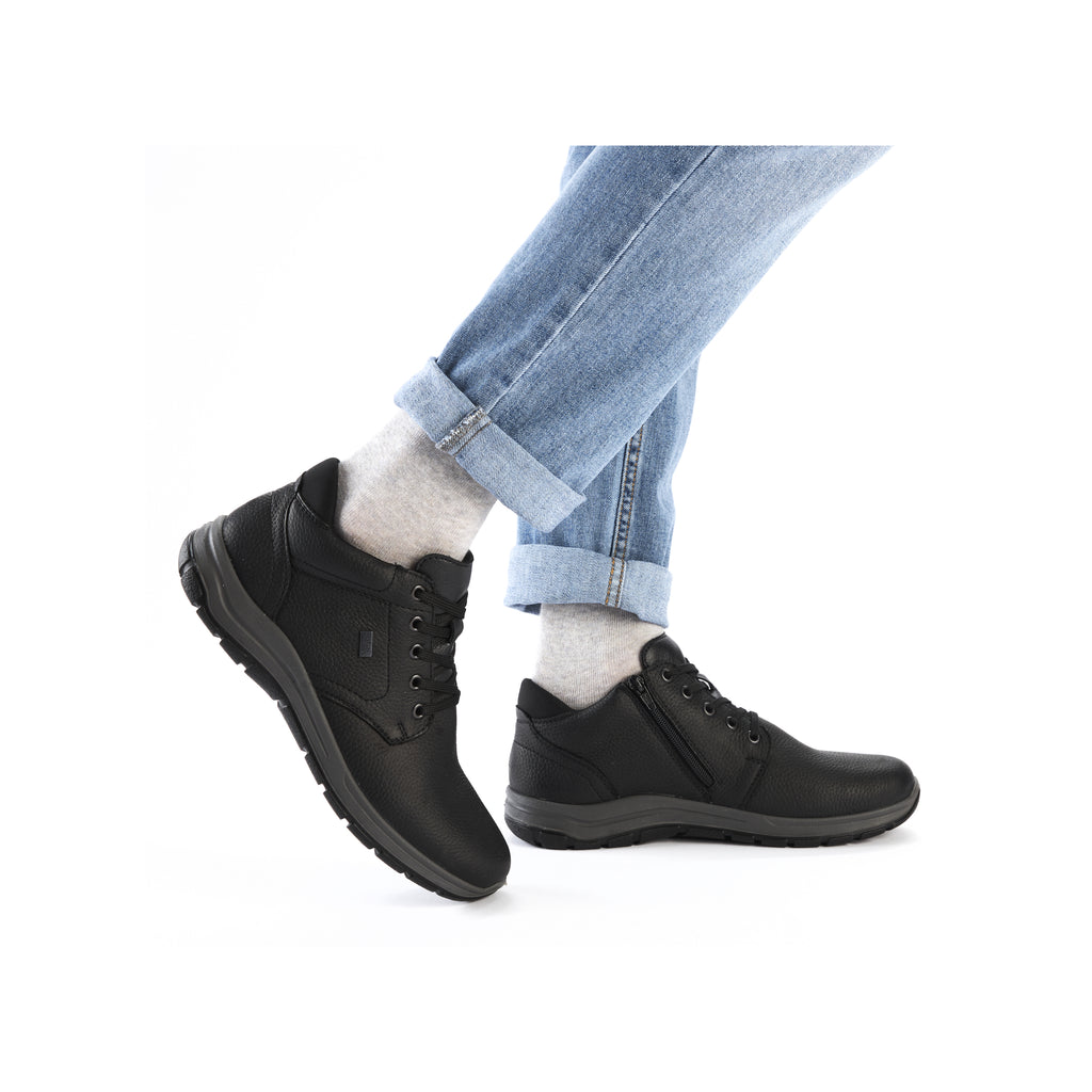 Black Zip Boots for Men | Rieker 03632-00