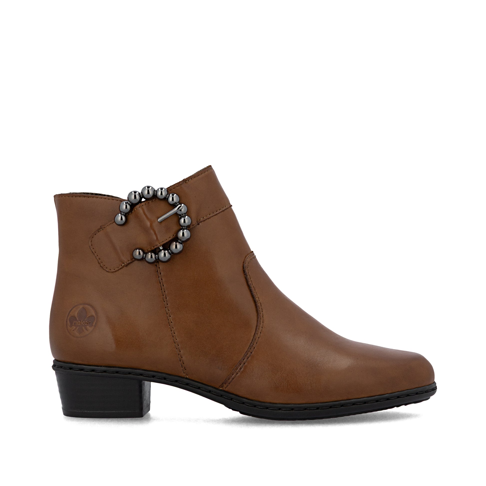Brown Zip Boots for Women | Rieker Y0797-24