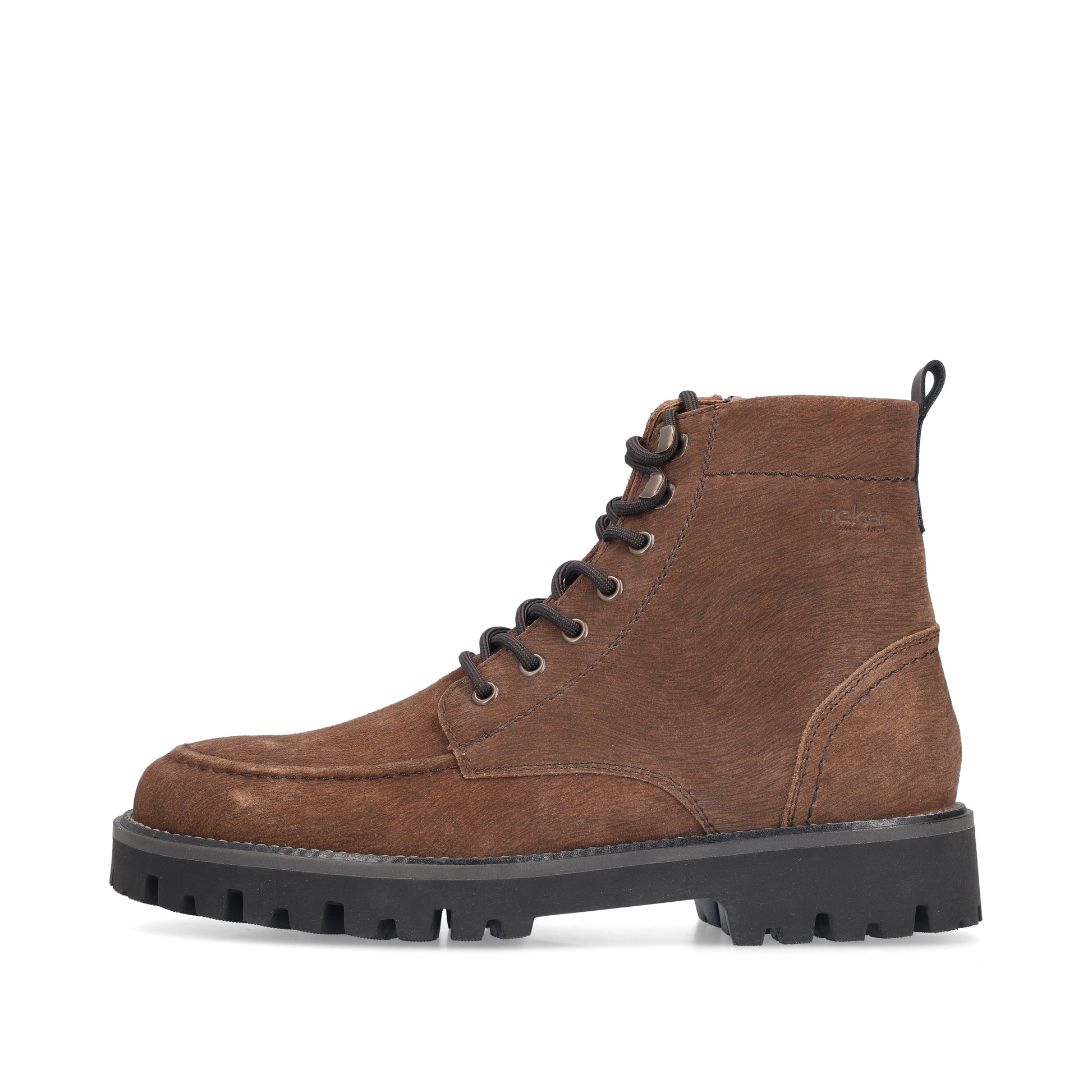 Brown Zip Boots for Men | Rieker 30414-25