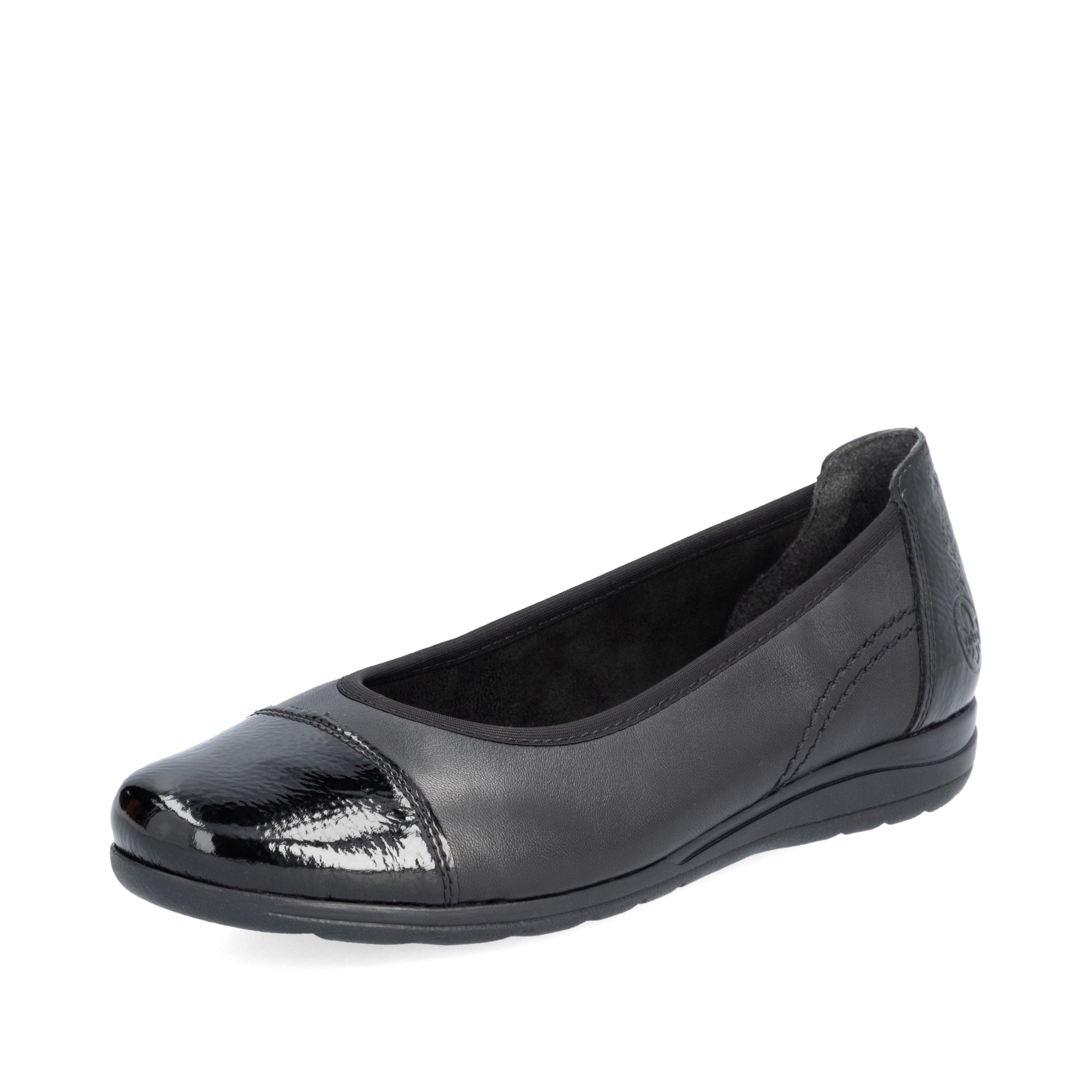 Black Slip-On Shoes for Women | Rieker L9351-00