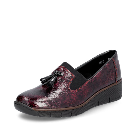 Rieker Woman's Shoes - Red | 53751-35