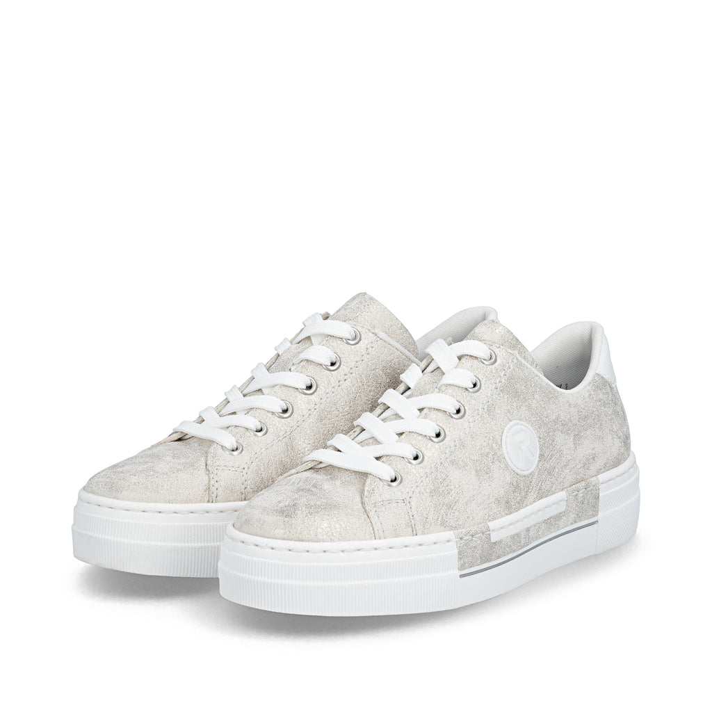 Metallic Elasticated Shoes for Women | Rieker N49W1-90