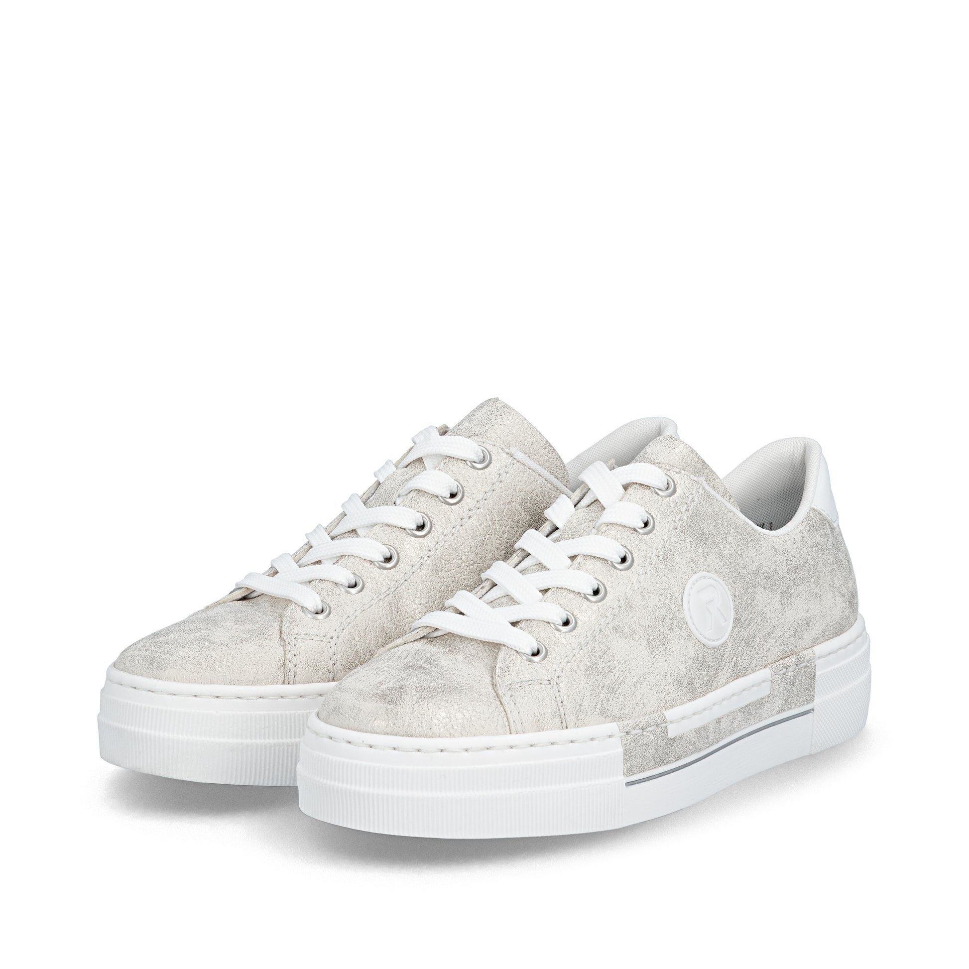 Metallic Elasticated Shoes for Women | Rieker N49W1-90