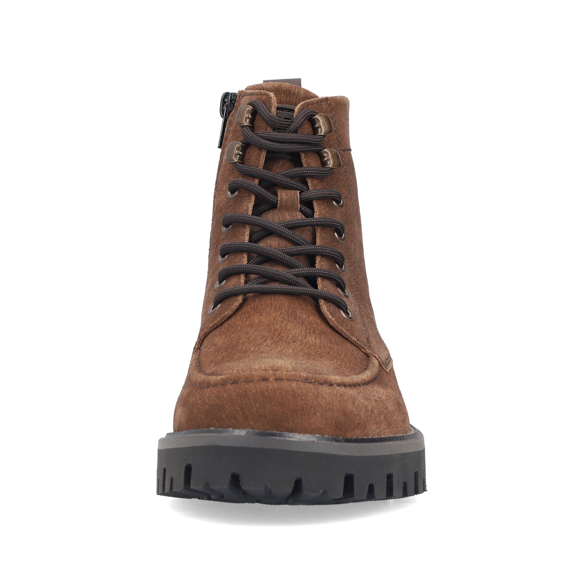 Brown Zip Boots for Men | Rieker 30414-25
