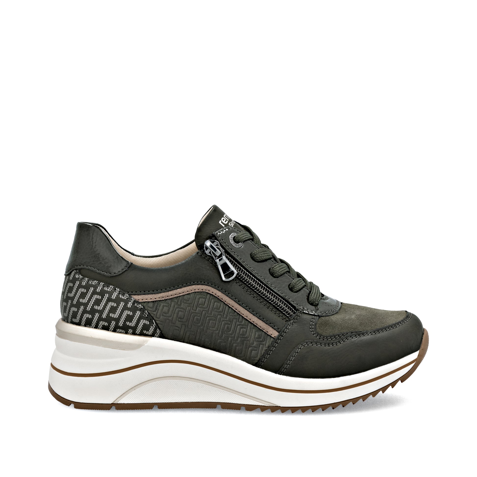 Green Zip Shoes for Women | Remonte D0T16-54