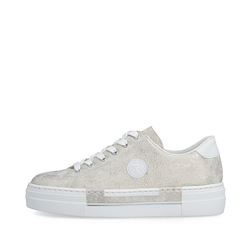 Metallic Elasticated Shoes for Women | Rieker N49W1-90