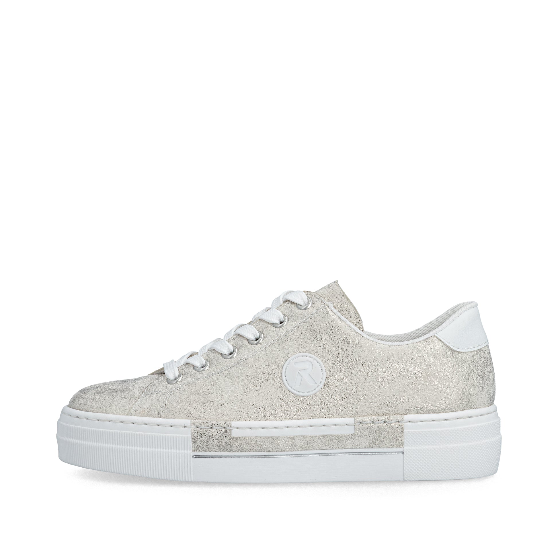 Metallic Elasticated Shoes for Women | Rieker N49W1-90