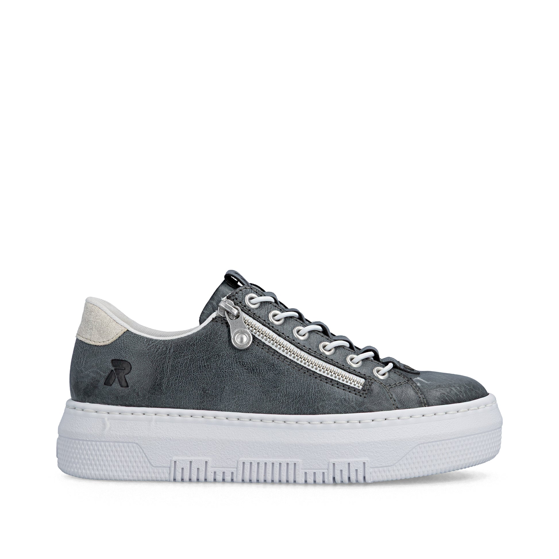 Blue Zip Shoes for Women | Rieker M1953-14