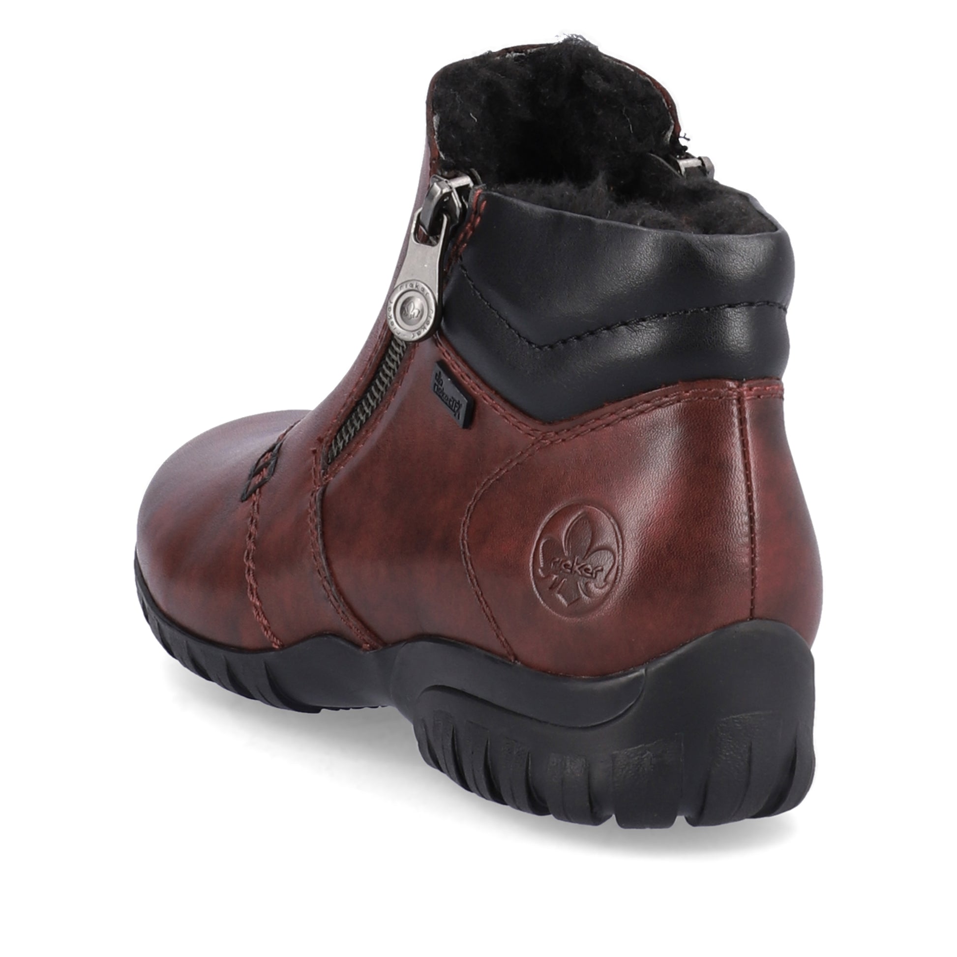 Red Zip Boots for Women | Rieker L4655-35