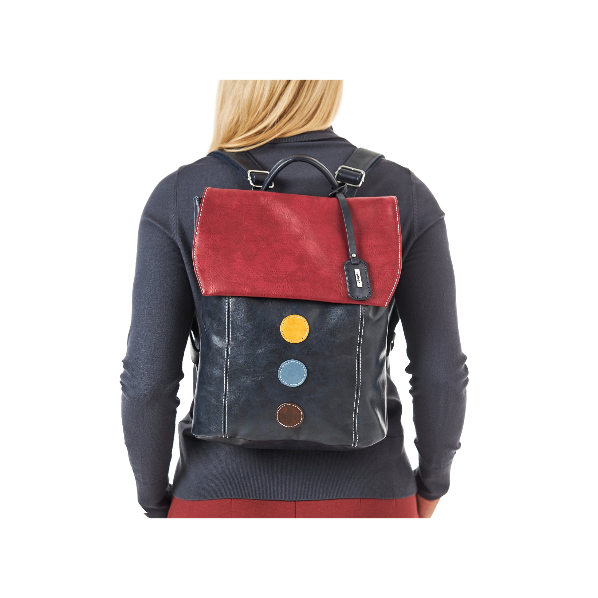Blue Zip Bags for Women | Rieker H1357-14