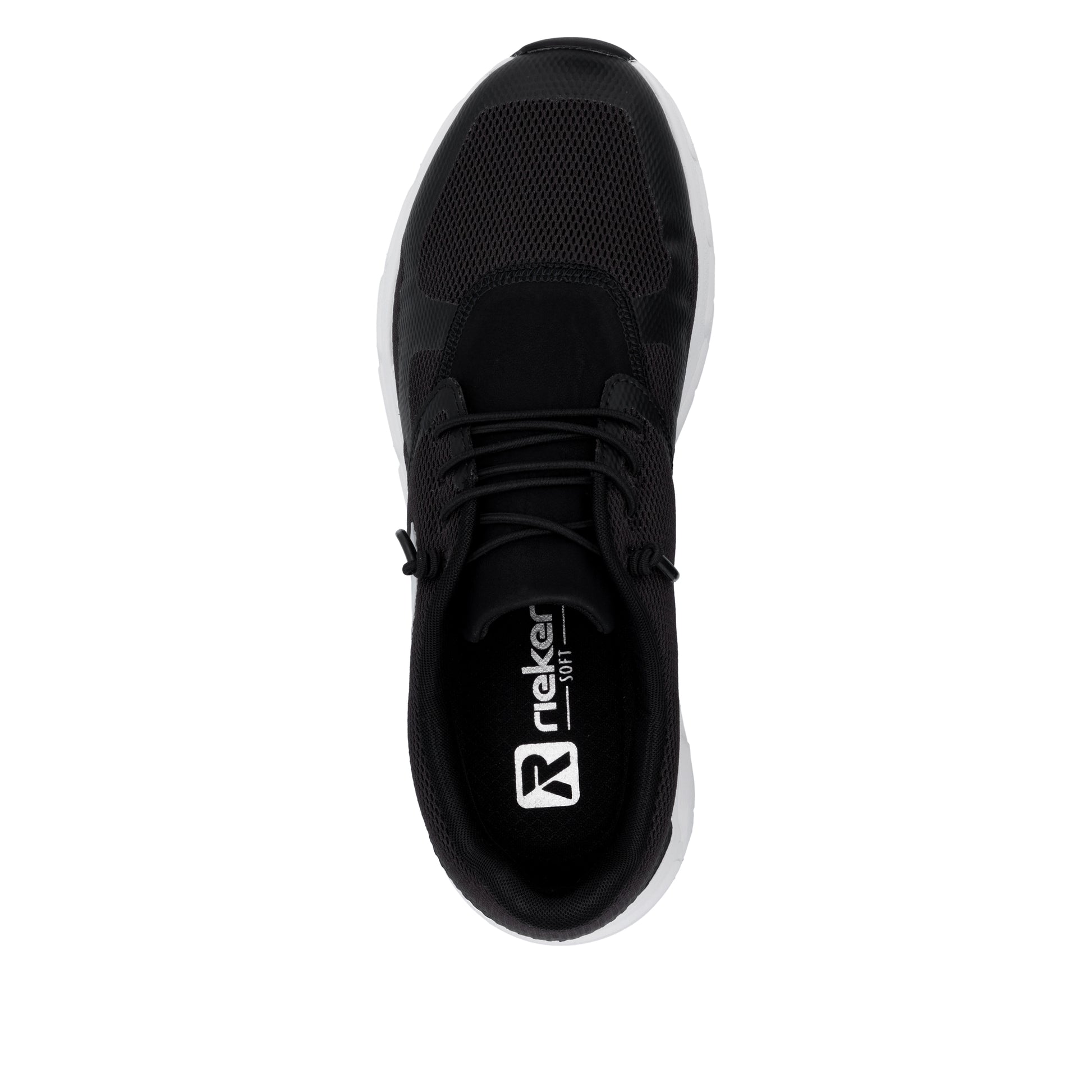 Black Elasticated Shoes for Women | Rieker M9000-00
