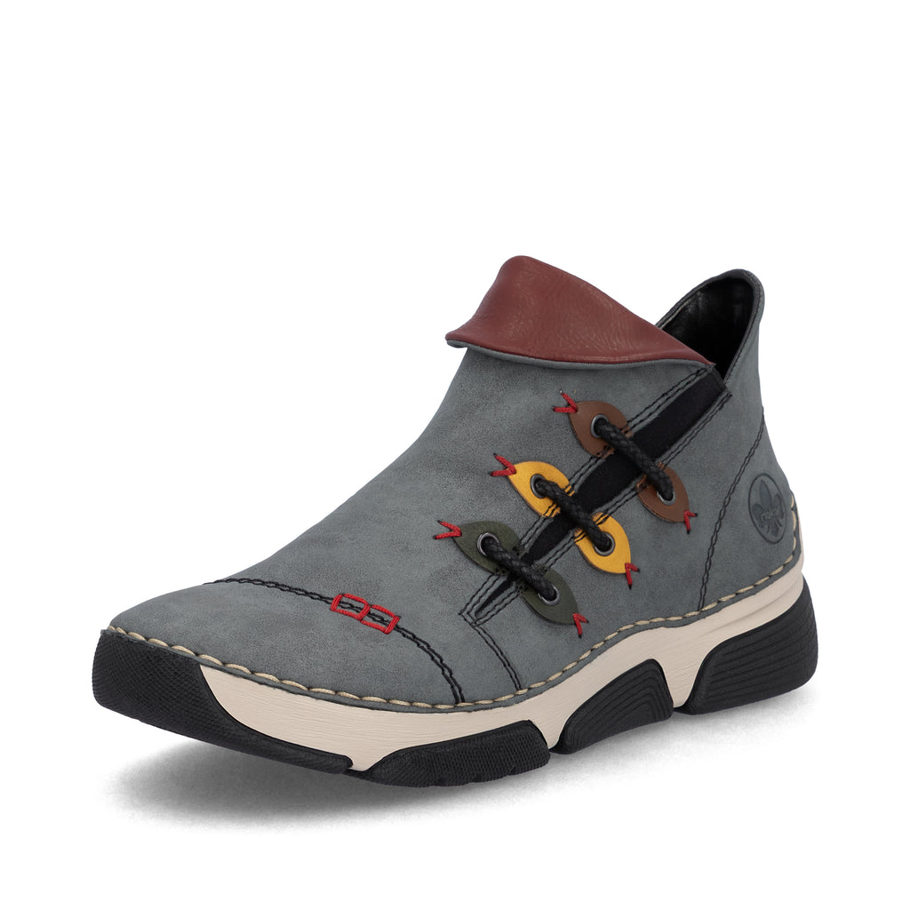 Blue Zip Boots for Women | Rieker 45983-14