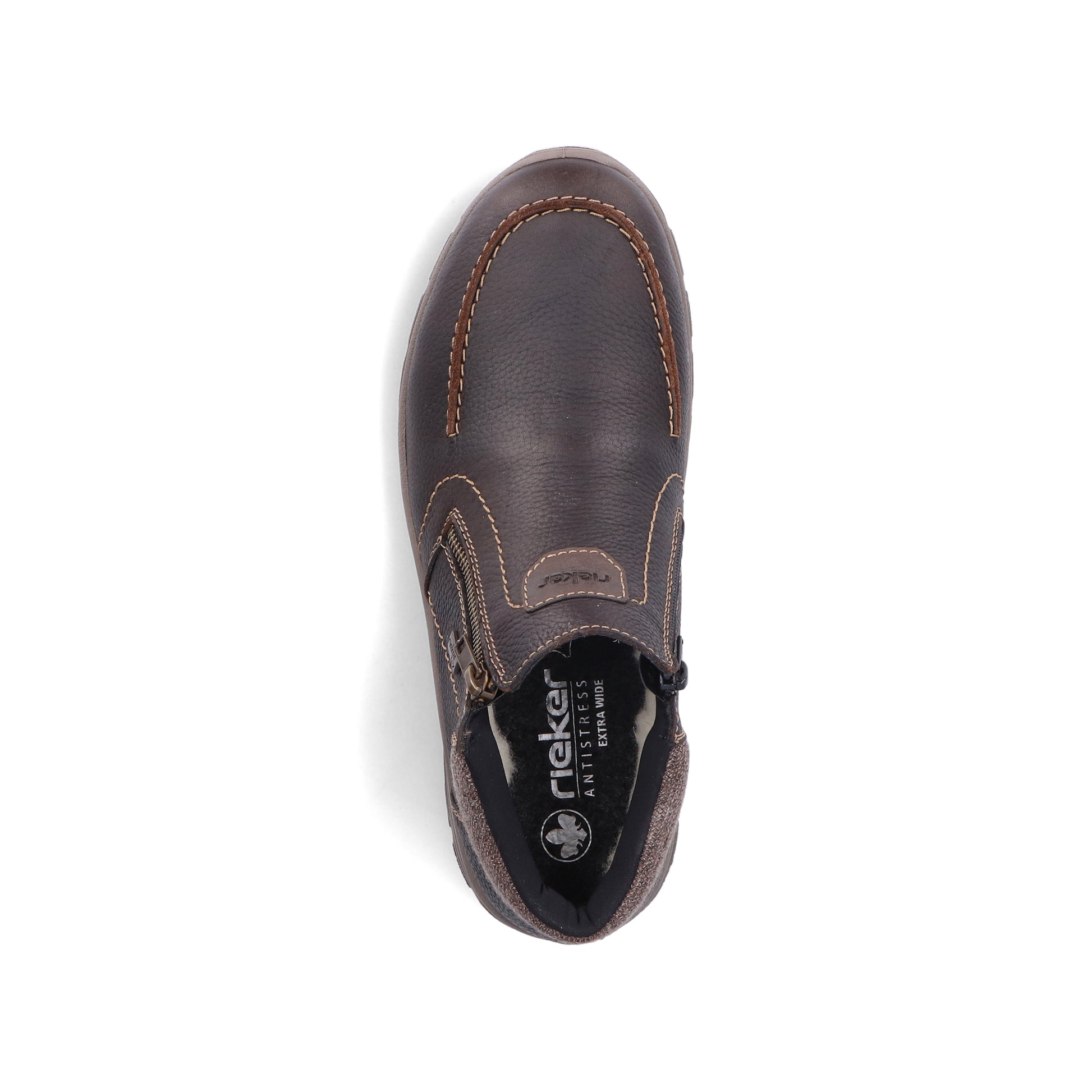 Brown Zip Boots for Men | Rieker 03660-25
