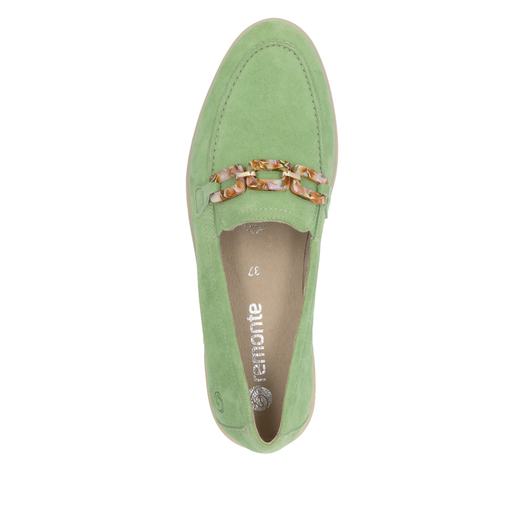 Green Elasticated Shoes for Women | Remonte D2F00-52