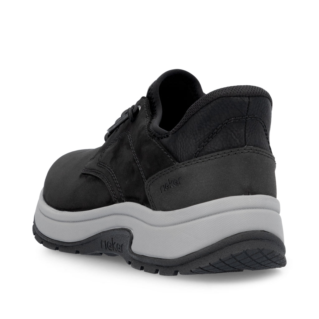Black Elasticated Shoes for Men | Rieker 11050-00