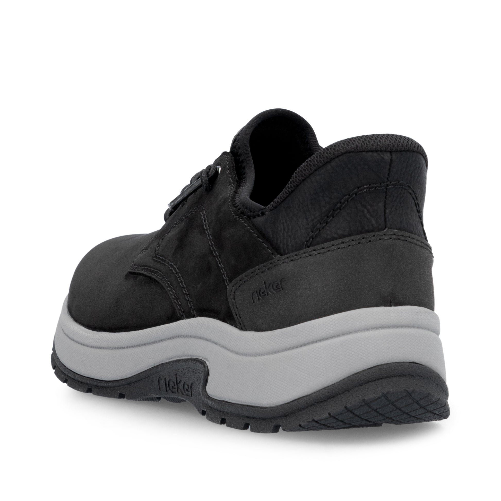 Black Elasticated Shoes for Men | Rieker 11050-00