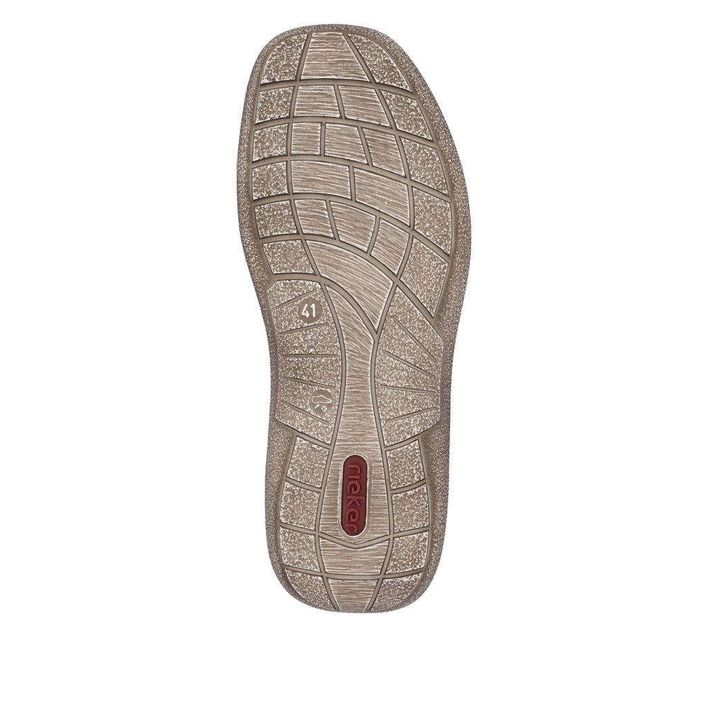 Brown Zip Shoes for Men | Rieker 03030-25