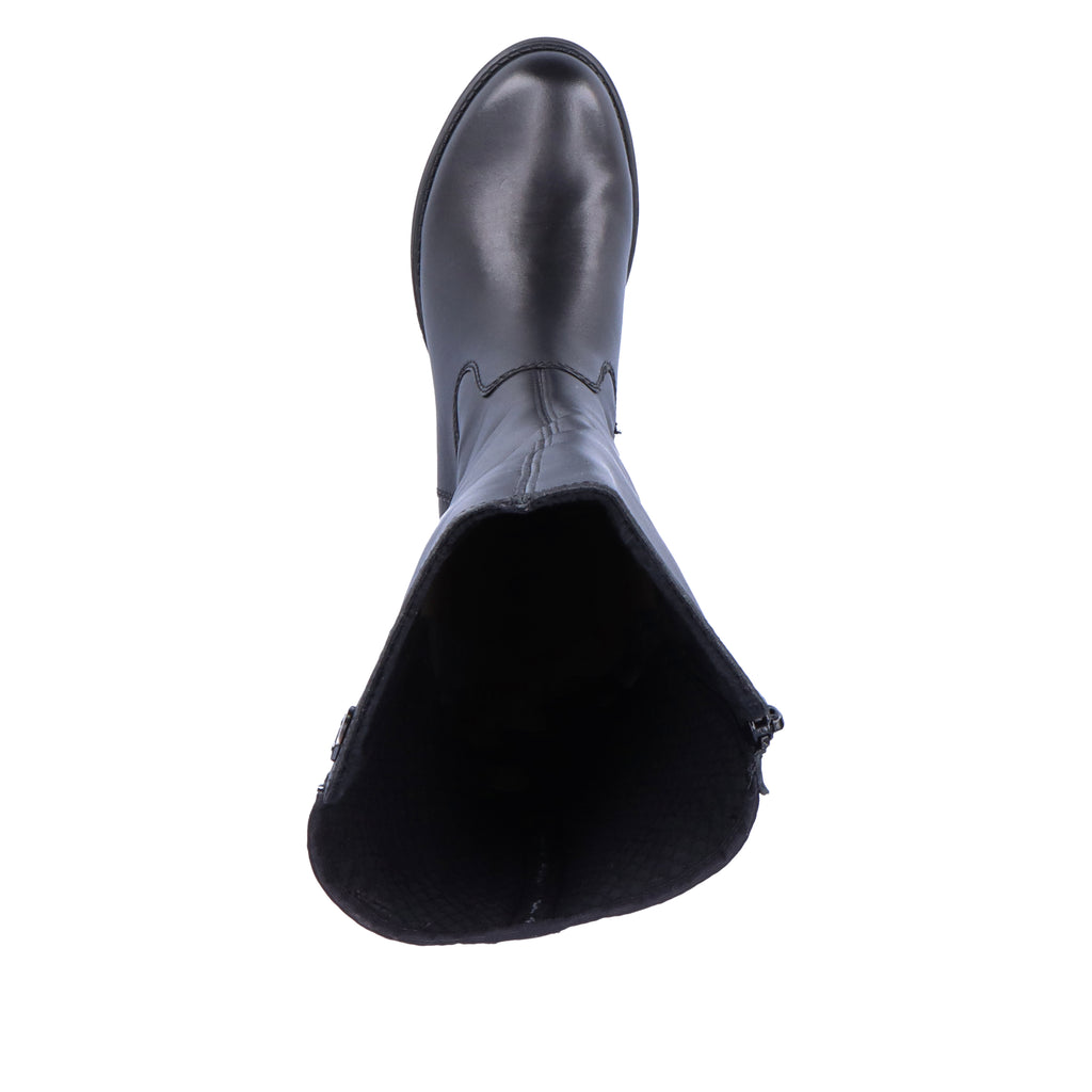 Black Zip Boots for Women | Rieker Z9591-00