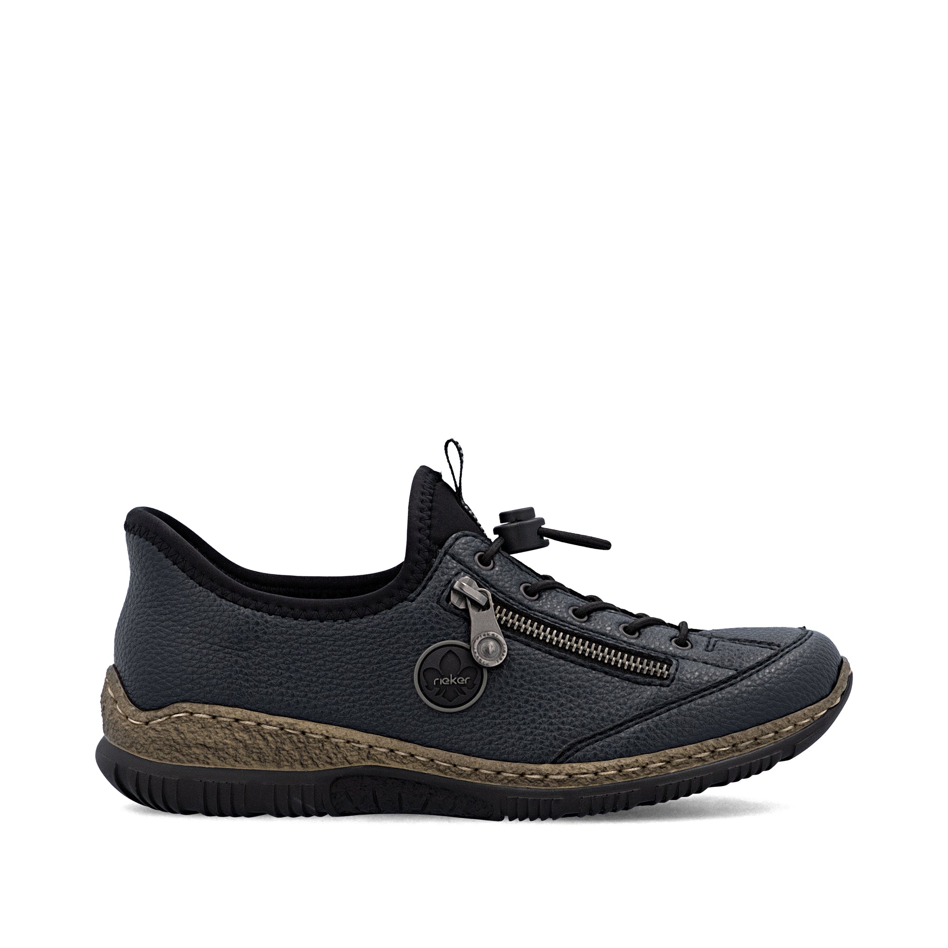 Blue Elasticated Shoes for Women | Rieker N3267-15