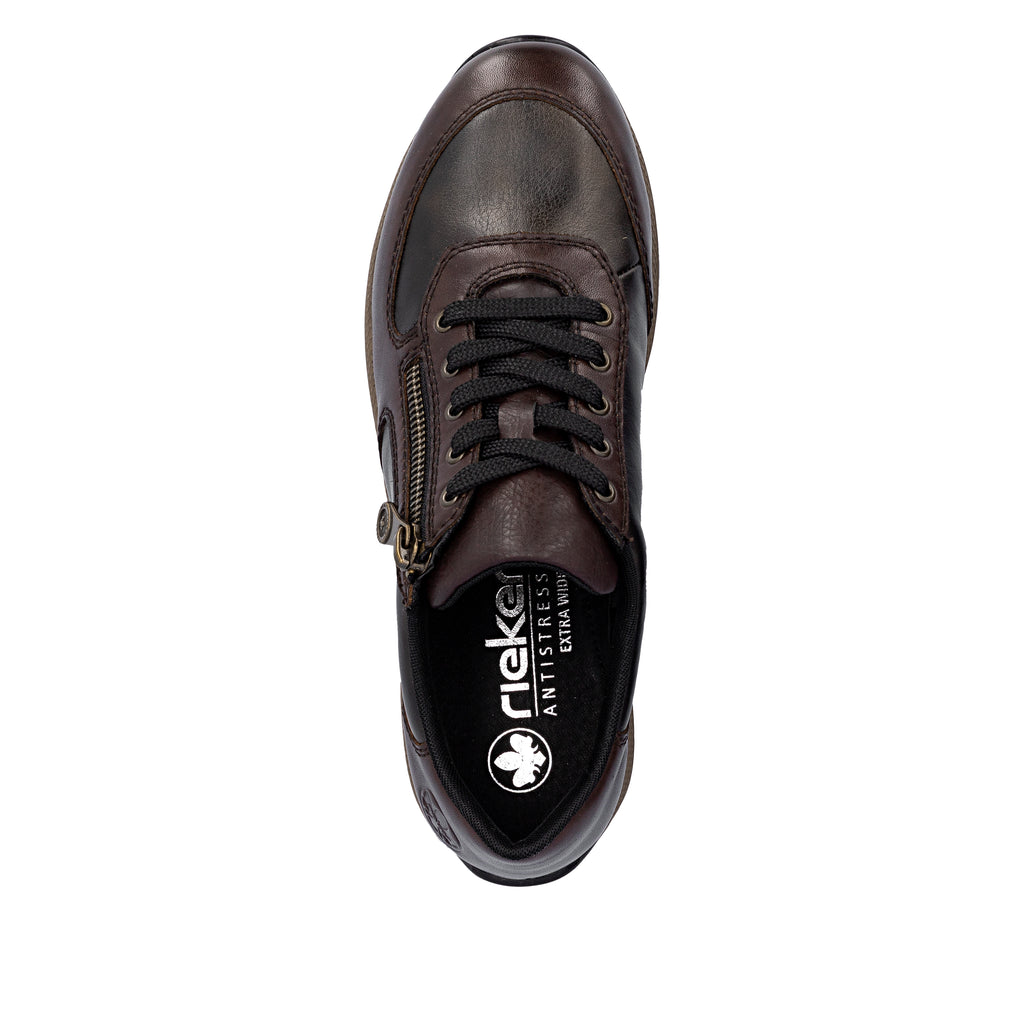 Brown Zip Shoes for Women | Rieker N1112-25