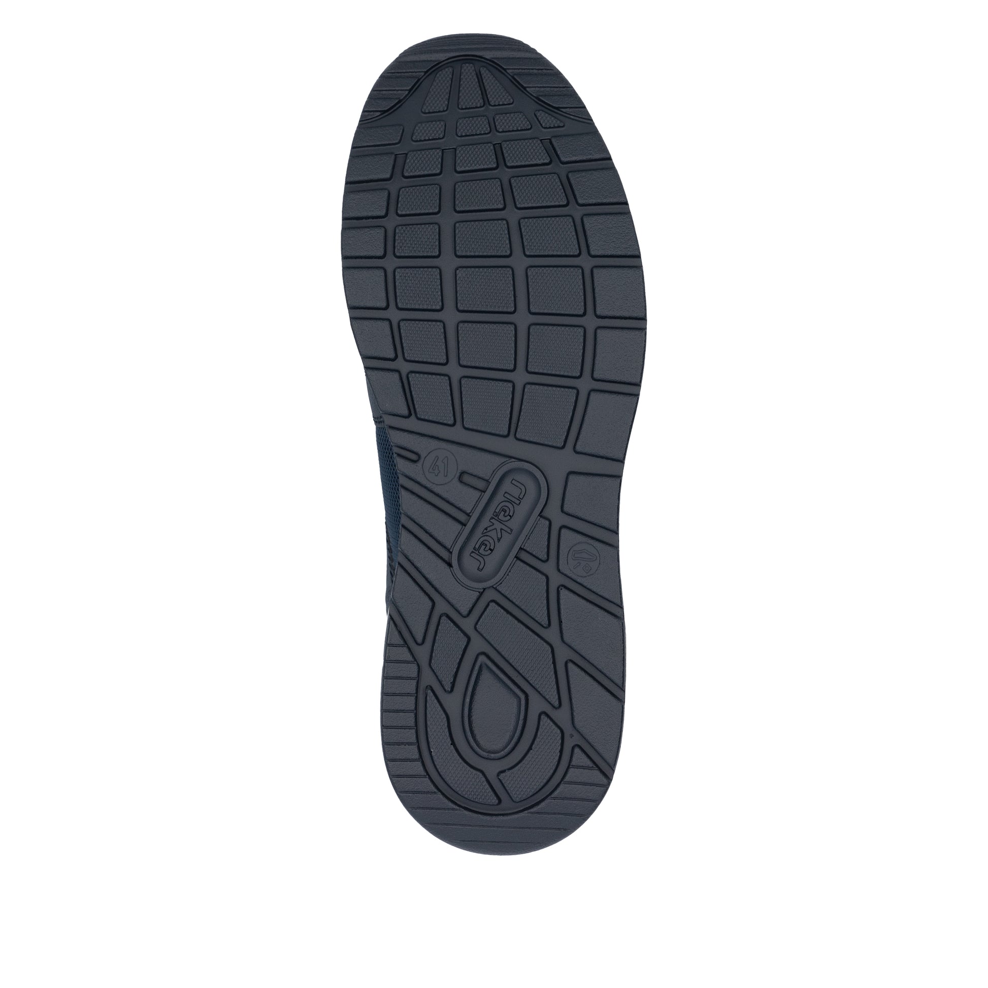 Blue Elasticated Shoes for Men | Rieker B1053-14