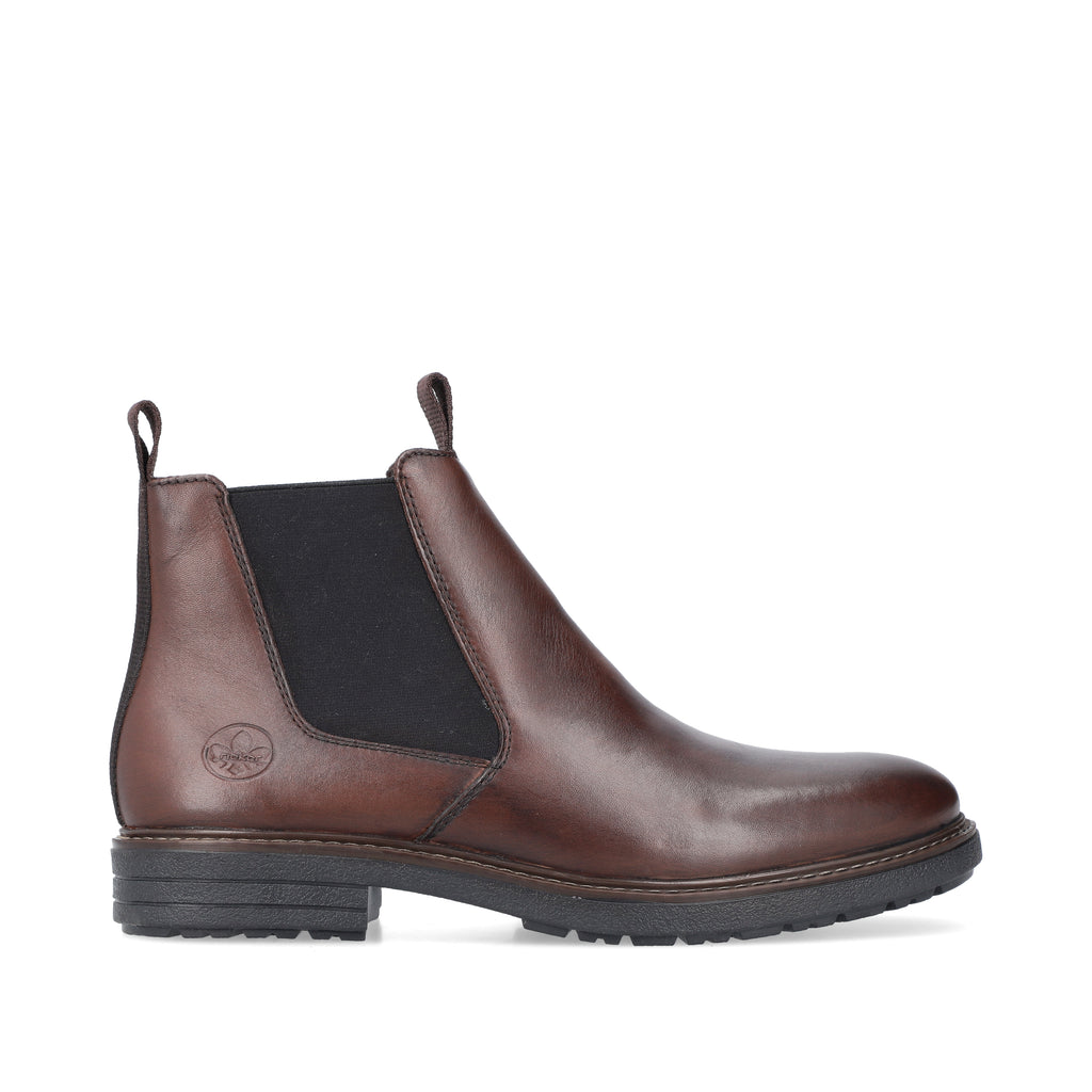 Brown Zip Boots for Men | Rieker 33180-26