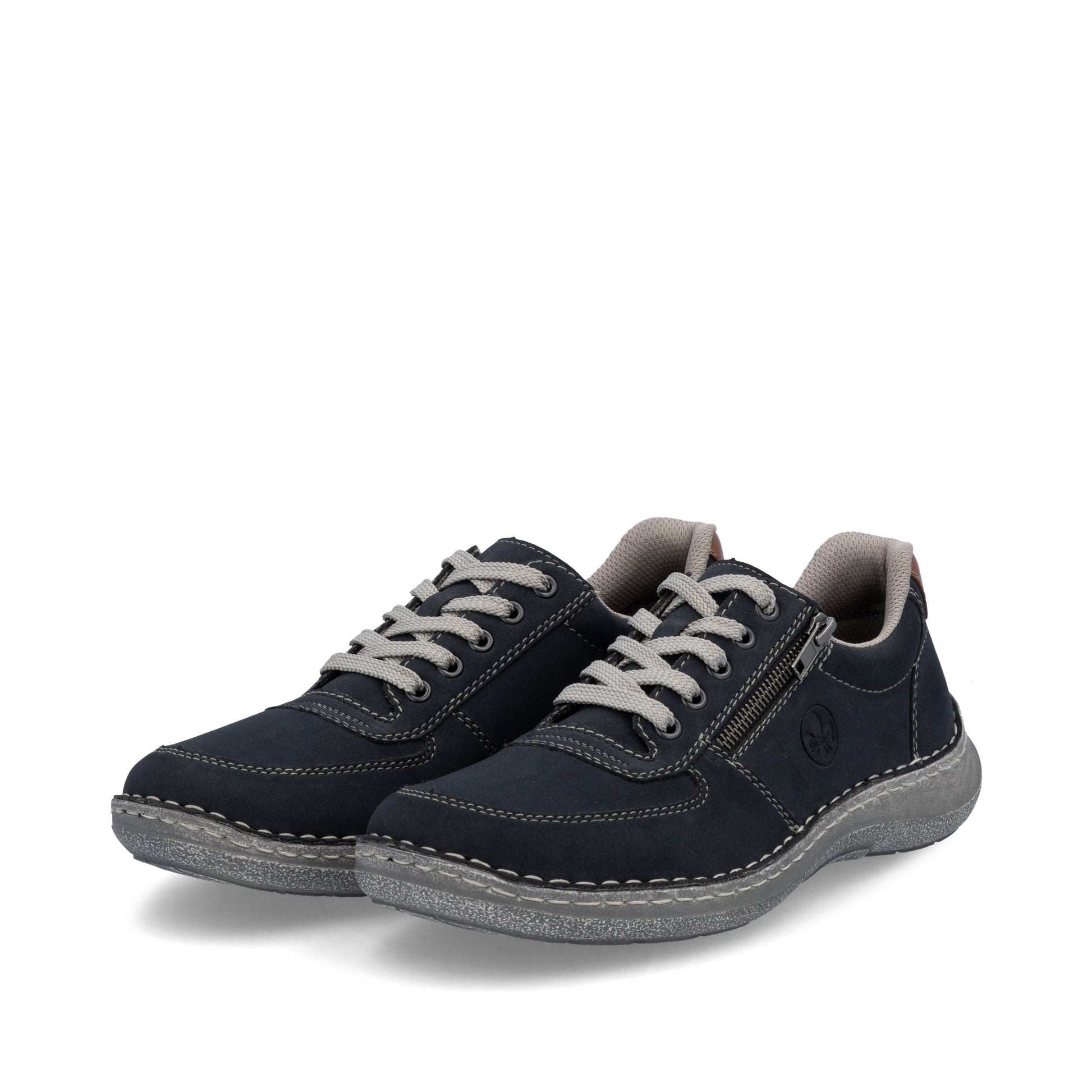 Blue Zip Shoes for Men | Rieker 03030-14