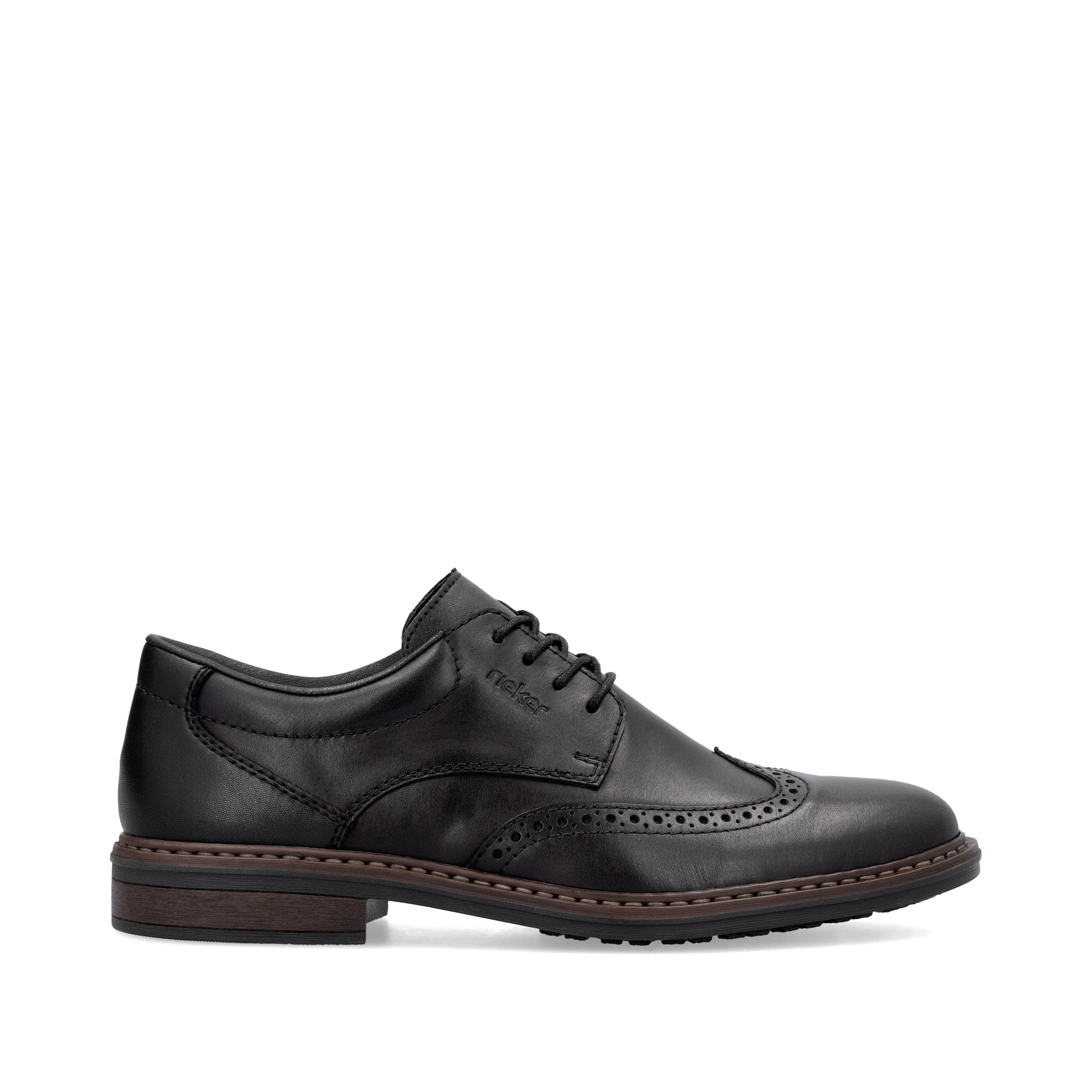 Black Elasticated Shoes for Men | Rieker 17620-00