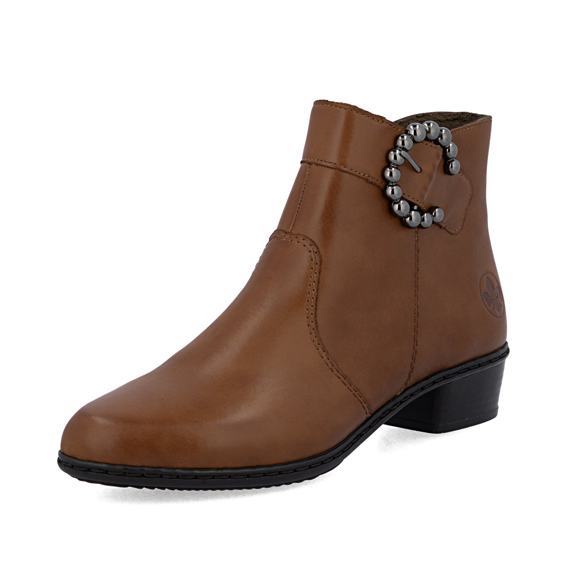 Brown Zip Boots for Women | Rieker Y0797-24