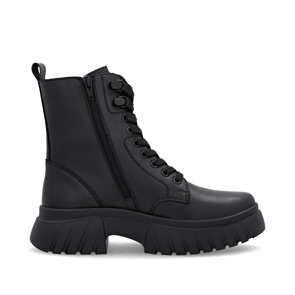 Black Zip Boots for Women | Rieker Sport W1870-02
