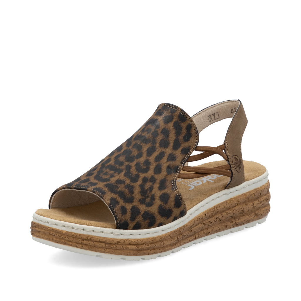 Multi Elasticated Sandals for Women | Rieker 62741-90