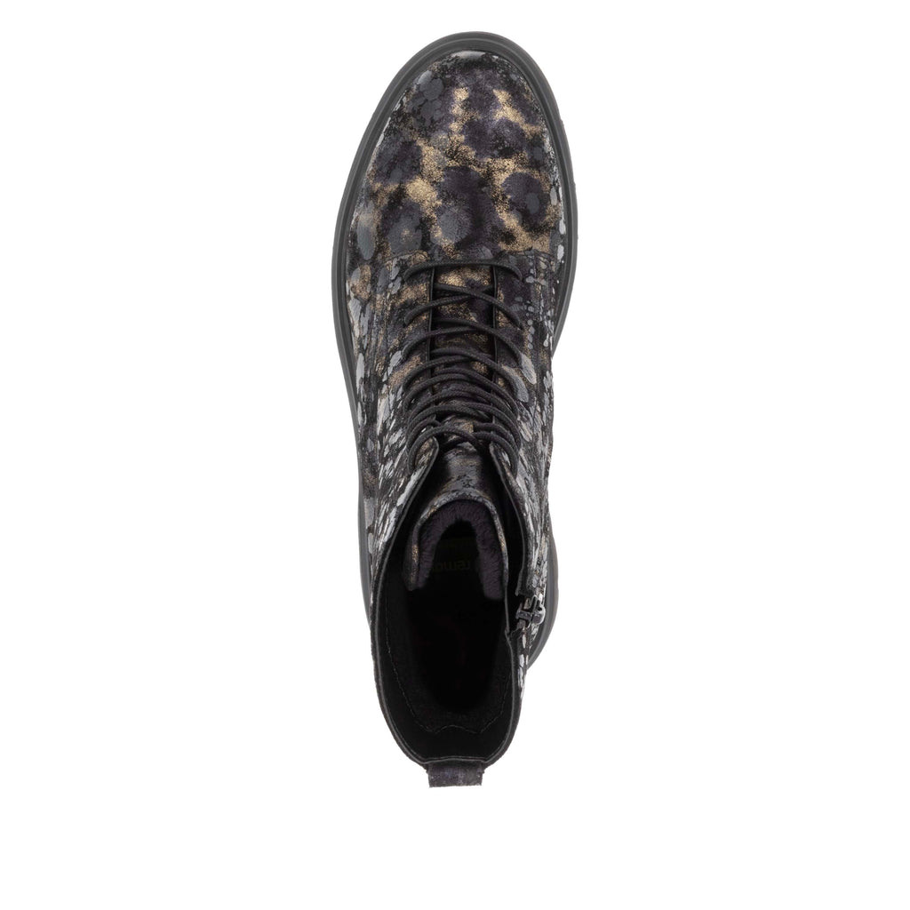 Black Zip Boots for Women | Remonte D1W72-03