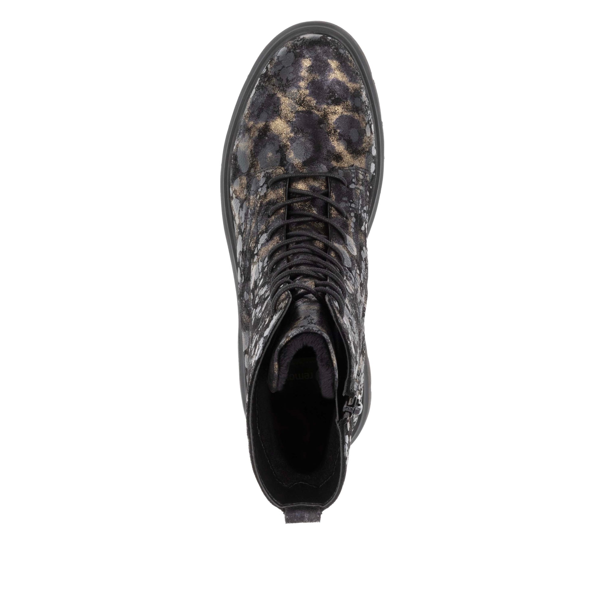 Black Zip Boots for Women | Remonte D1W72-03