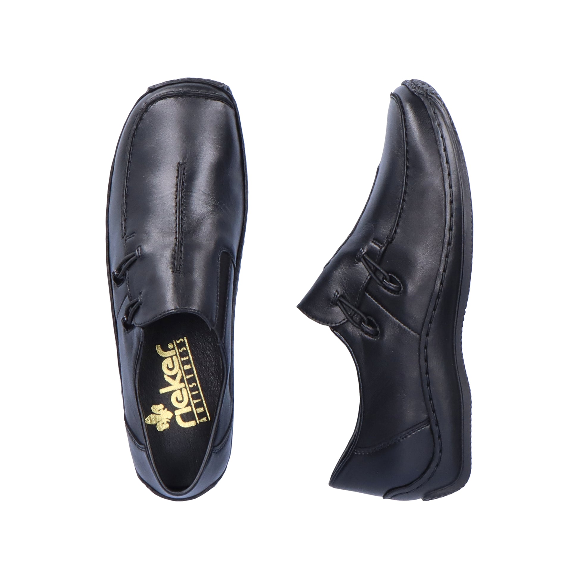 Black Elasticated Shoes for Women | Rieker L1751-00