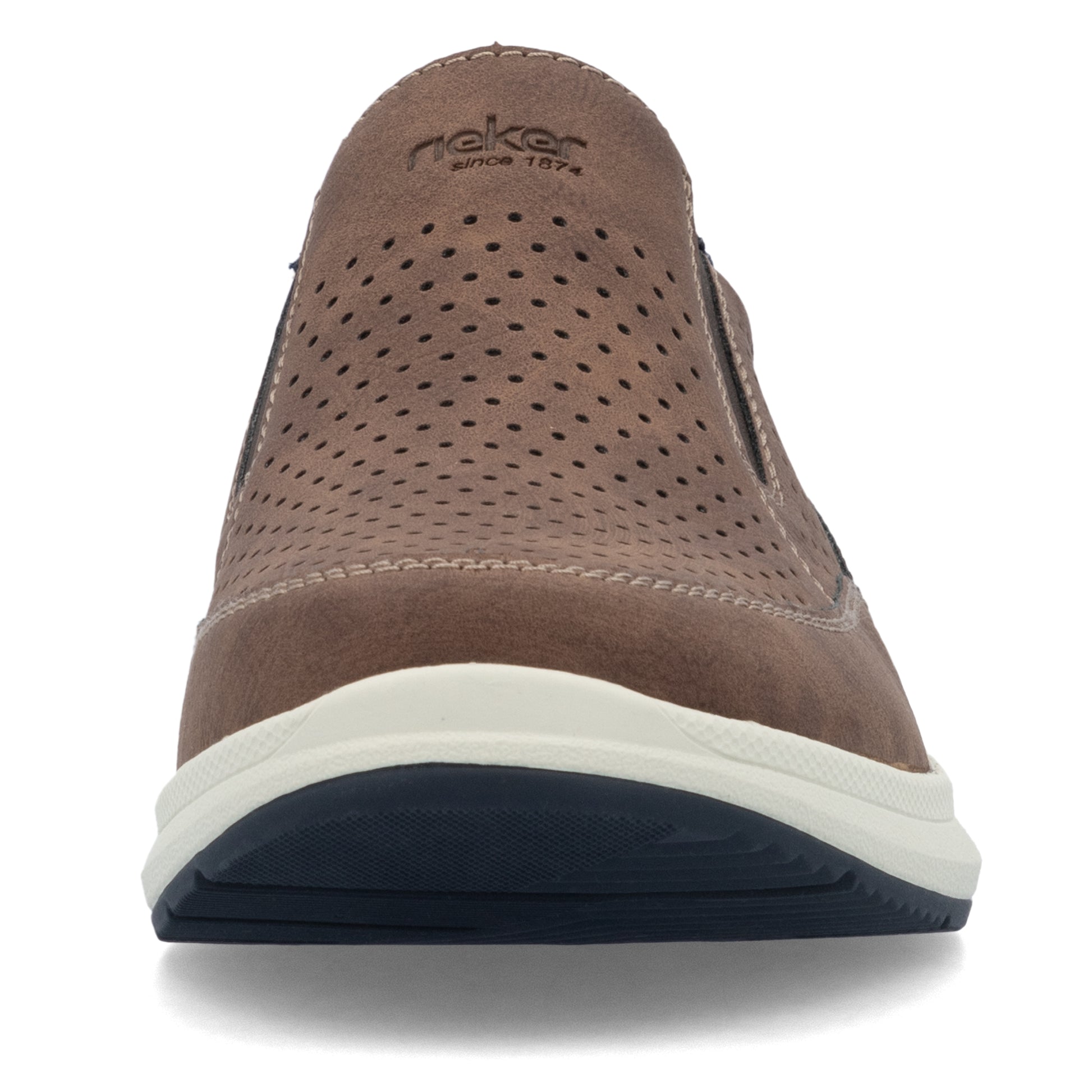 Brown Elasticated Shoes for Men | Rieker 16952-24