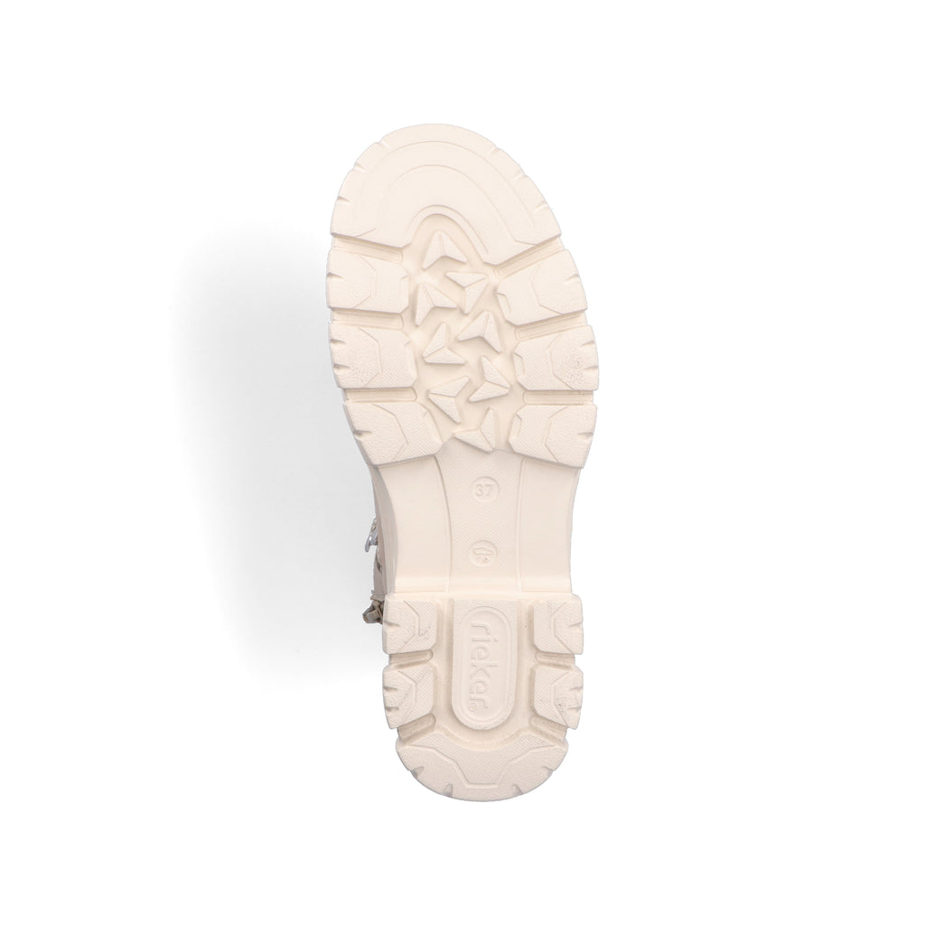 Beige Zip Boots for Women | Rieker Z7430-62