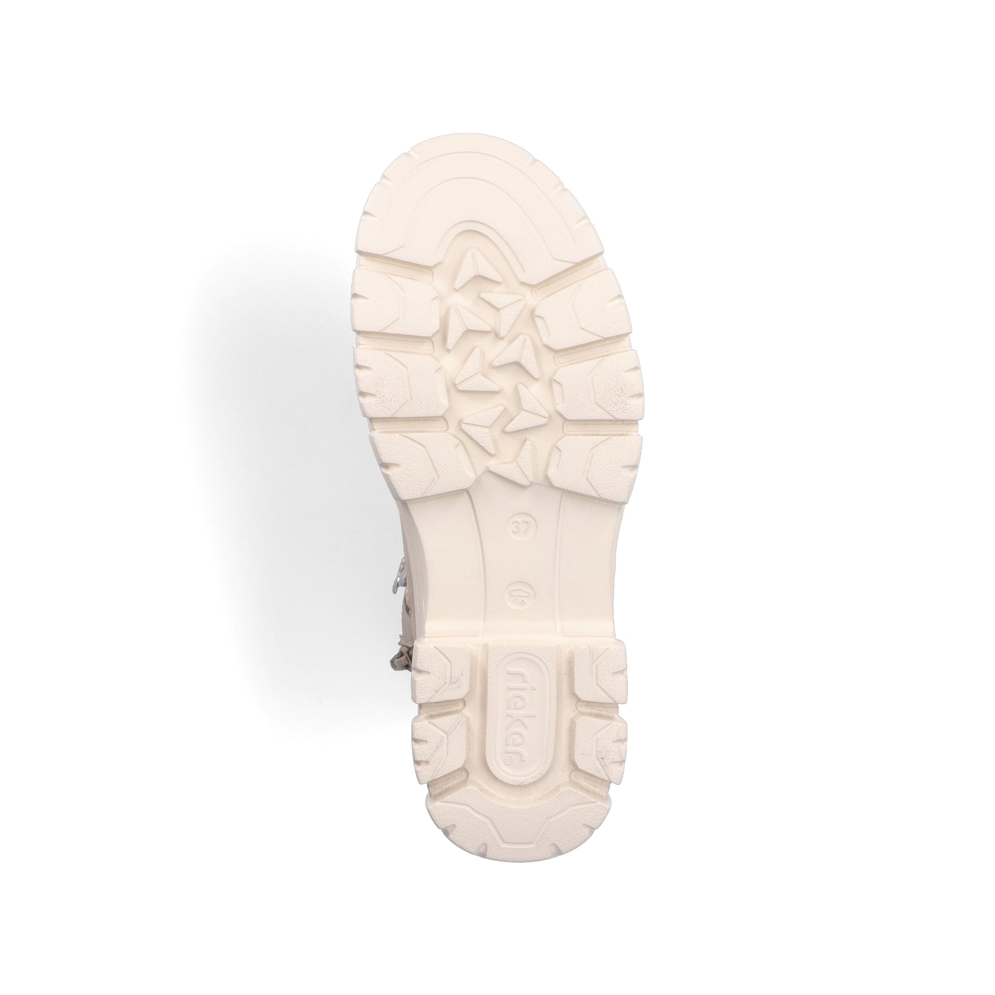 Beige Zip Boots for Women | Rieker Z7430-62