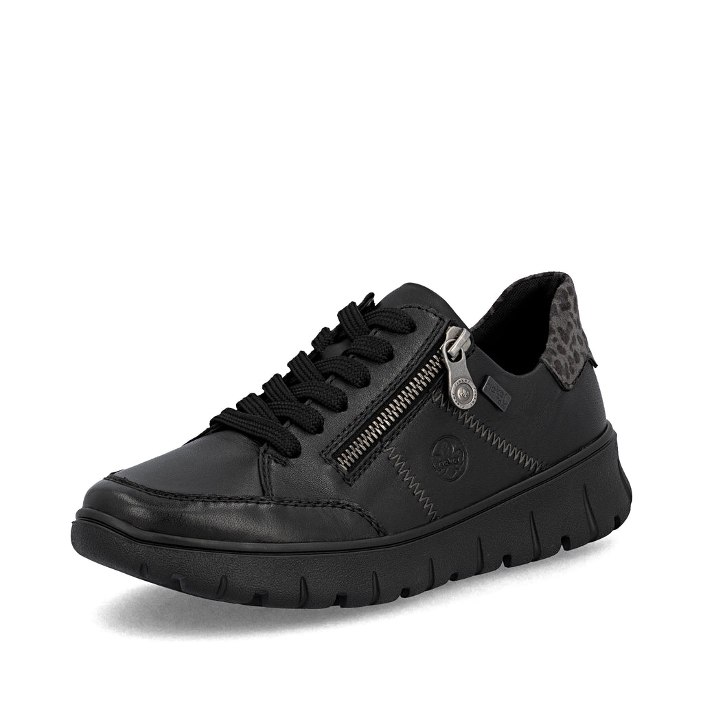Black Zip Shoes for Women | Rieker N1301-01