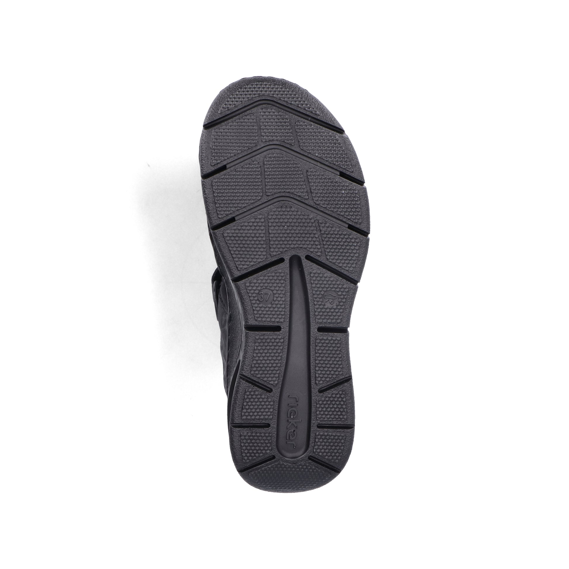 Black Hook & Loop Sandals for Women | Rieker 67666-00
