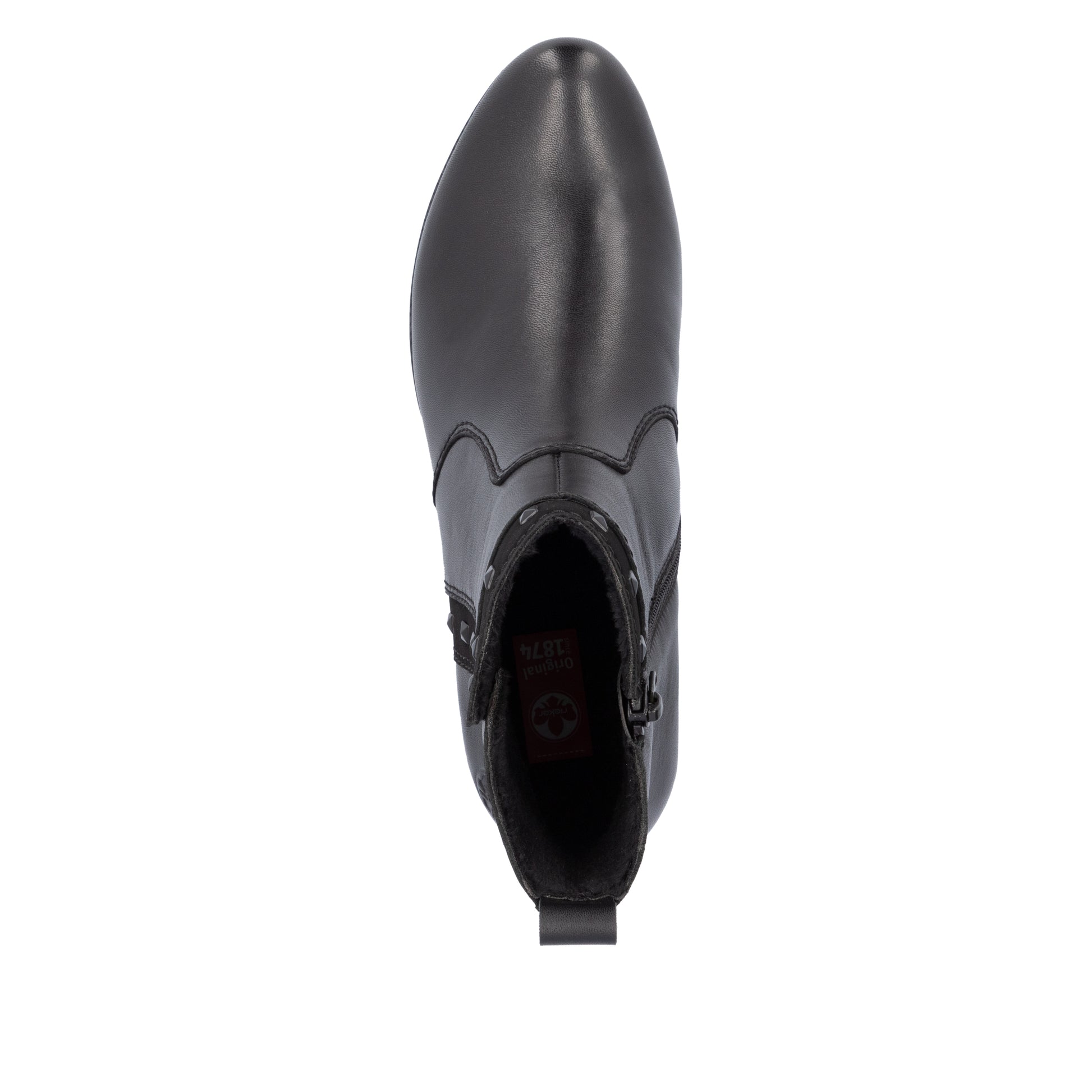 Black Zip Boots for Women | Rieker 78657-00