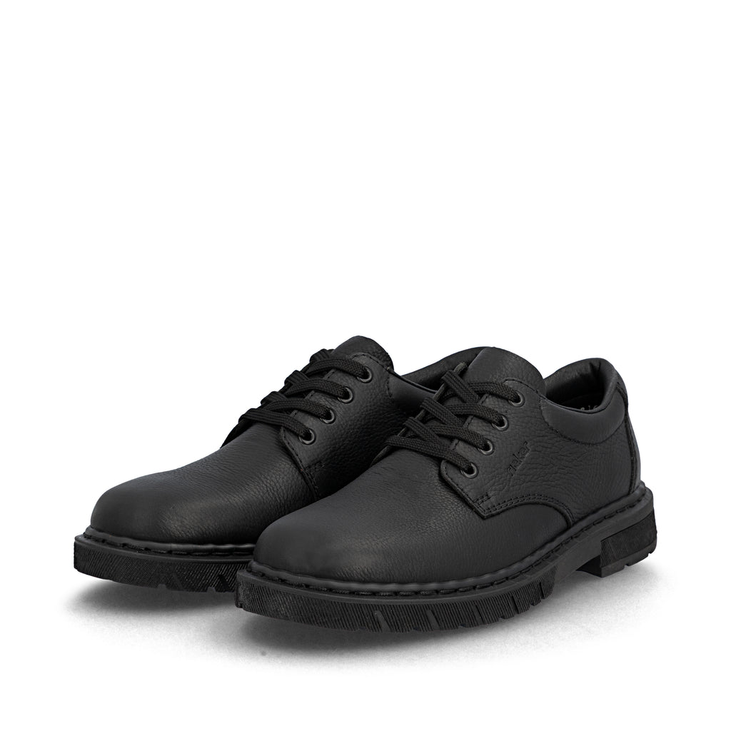 Black Elasticated Shoes for Men | Rieker 31610-00