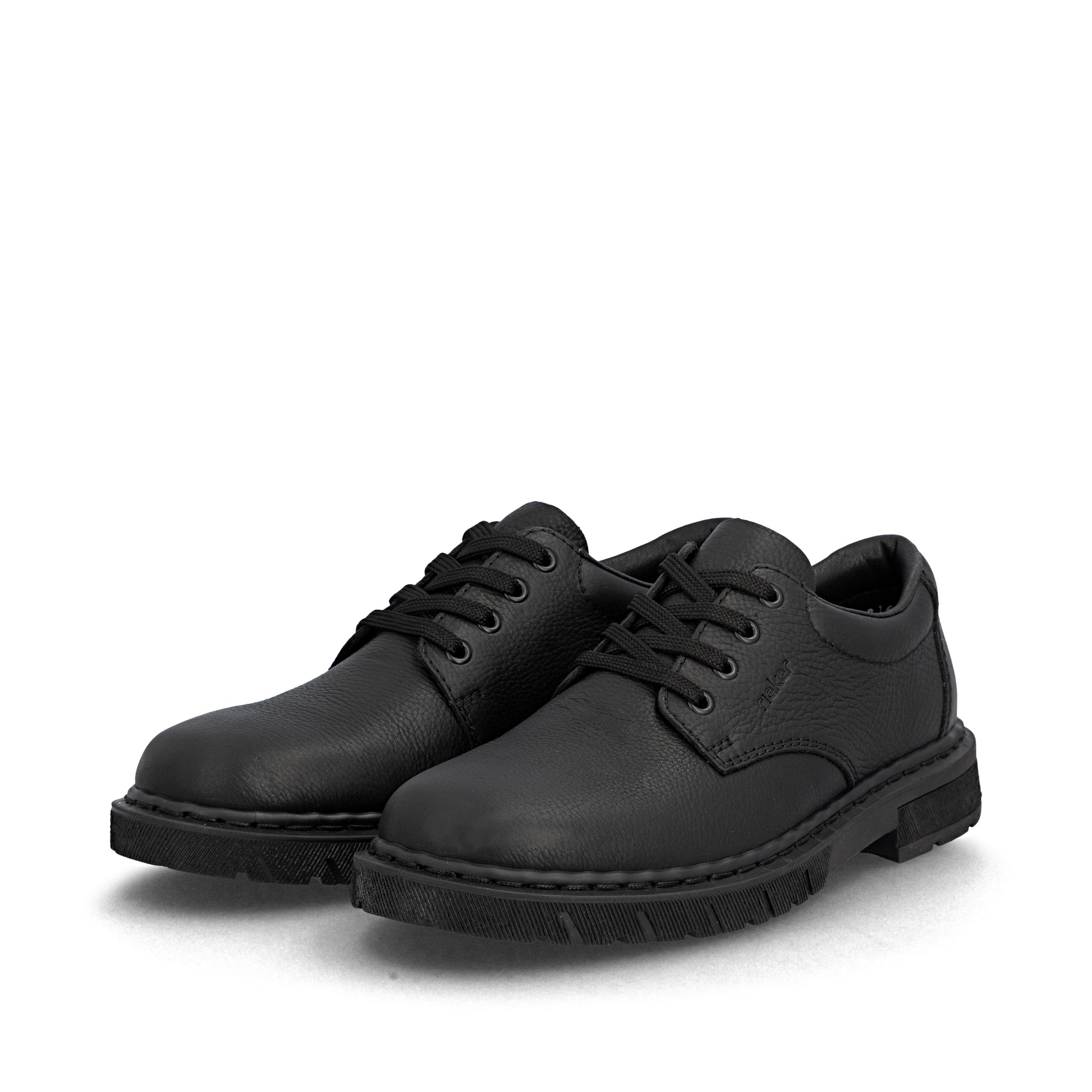 Black Elasticated Shoes for Men | Rieker 31610-00