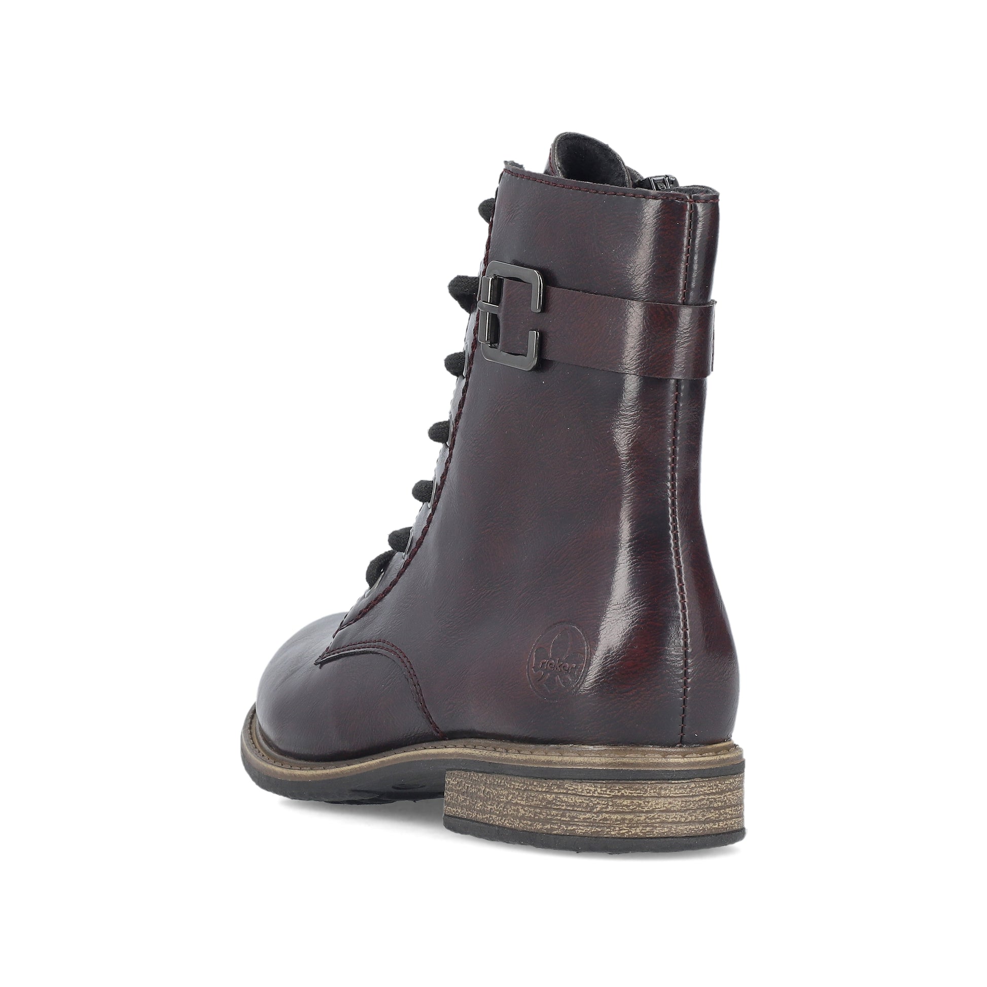 Red Zip Boots for Women | Rieker 74802-35