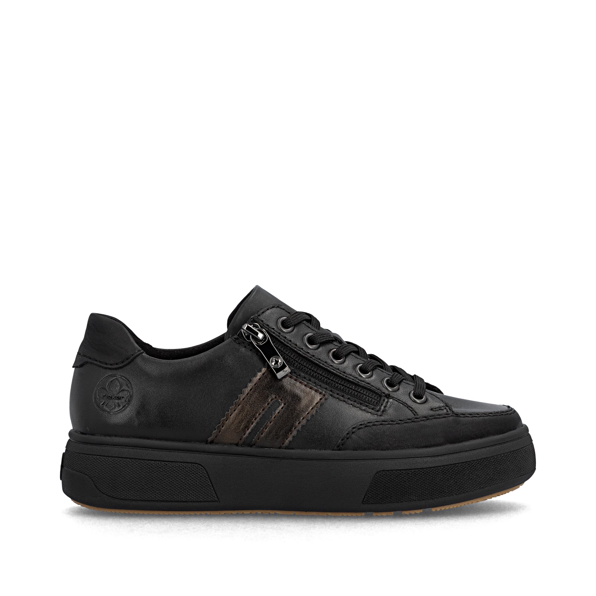 Black Zip Shoes for Women | Rieker M7711-00