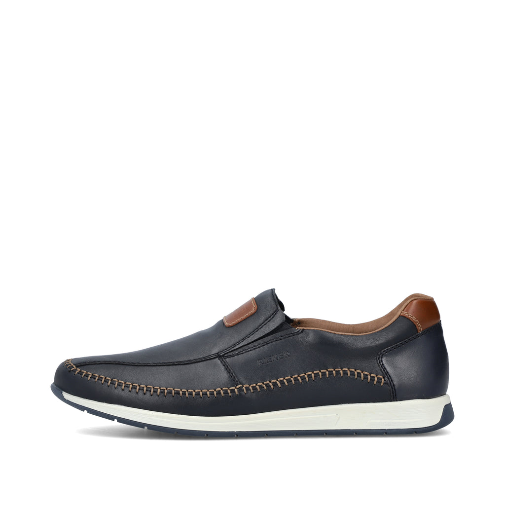 Blue Elasticated Shoes for Men | Rieker 11962-14