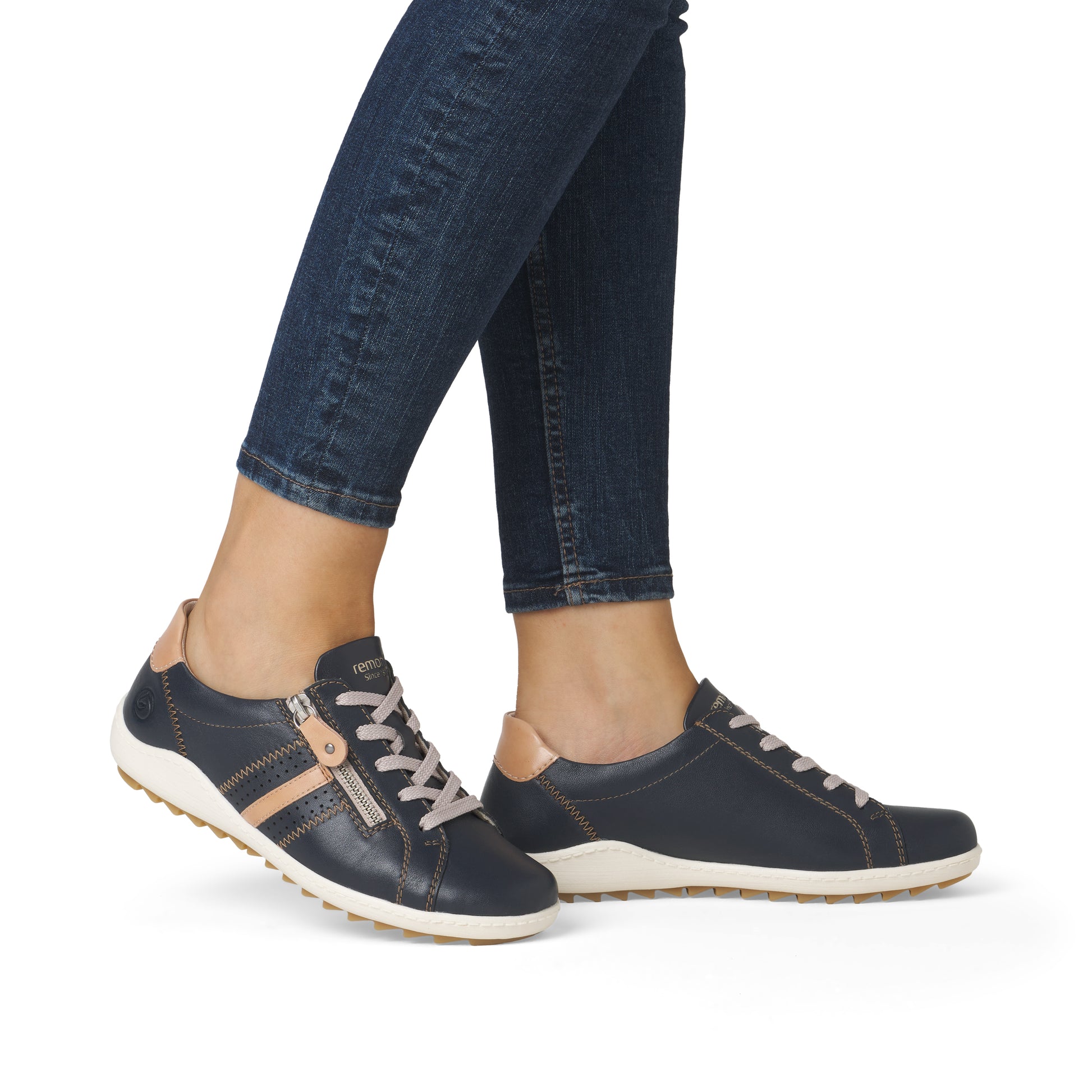 Blue Zip Shoes for Women | Remonte R1432-14