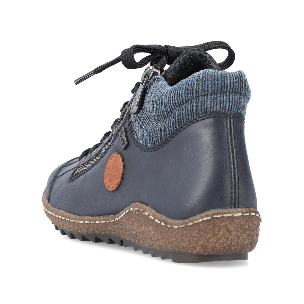 Blue Zip Boots for Women | Rieker L7514-14