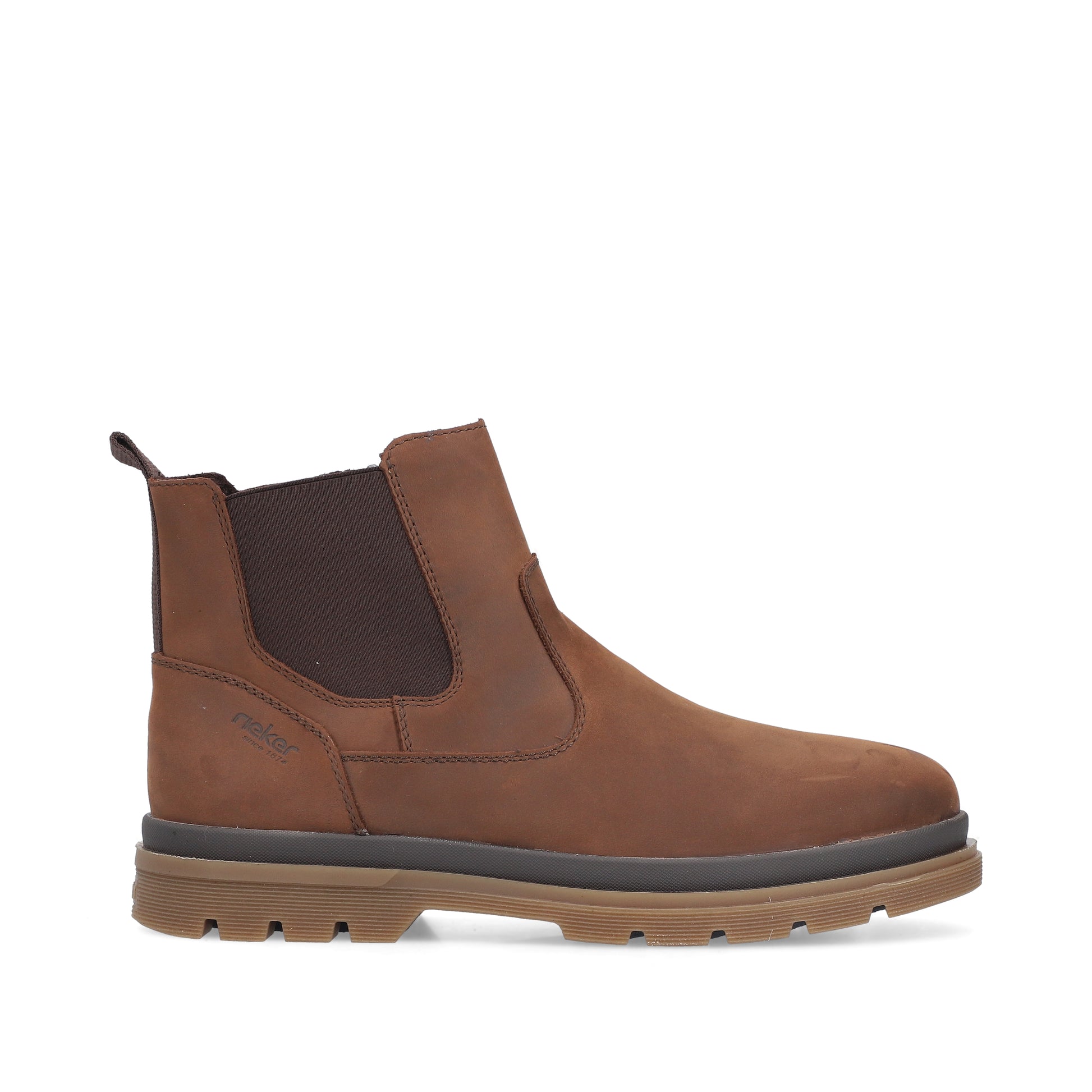 Brown Zip Boots for Men | Rieker F7051-23